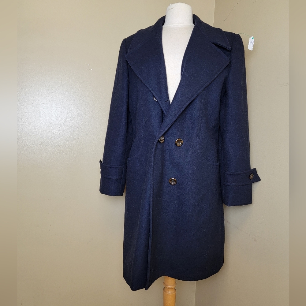 Donnybrook 100% wool trench coat jacket. Size 12